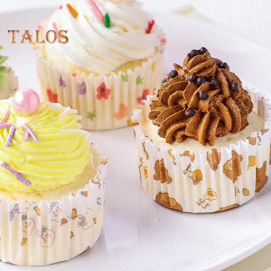 125 шт. бумажные стаканчики для кексов, термостойкие DIY пищевые полезные полезные чашки для выпечки кексов, чехлы для десертного магазина