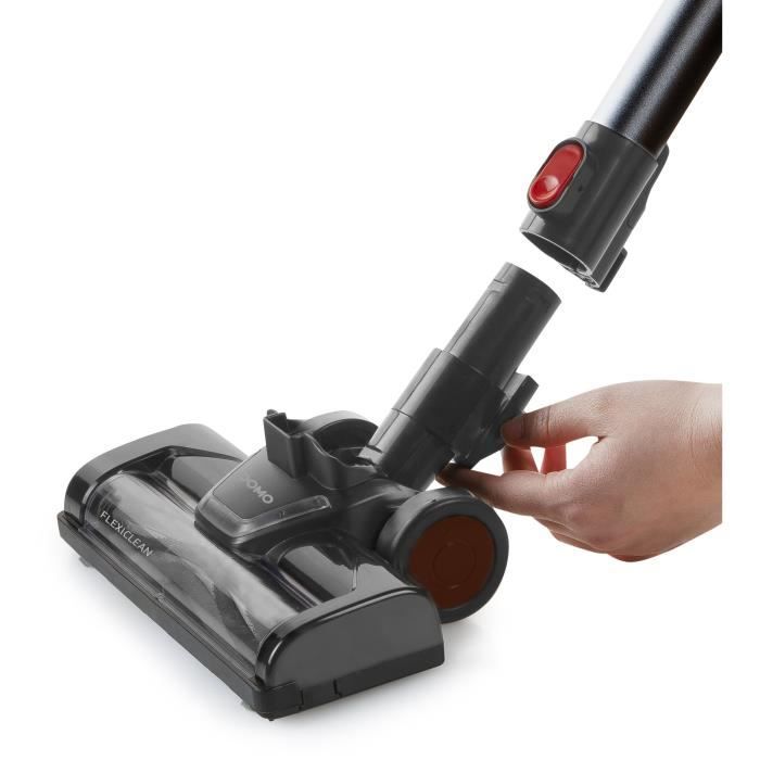 DOMO DO1032SV - Aspirateur balai 2 en 1 - 18,5 V - Batterie LI-ION - Système cyclonique - Brosse rotative