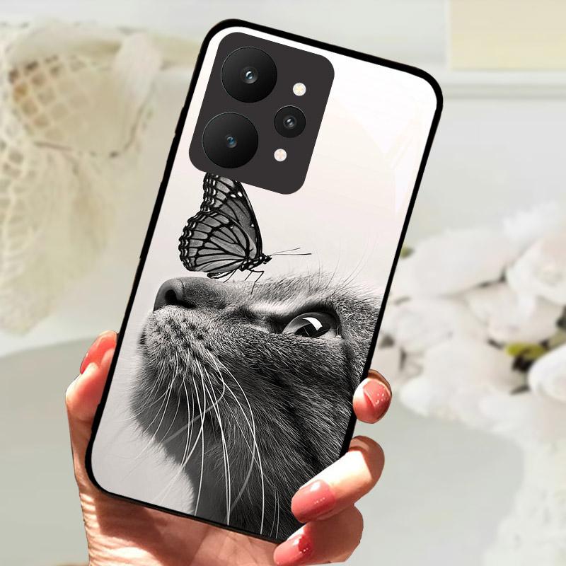 Ударопрочный Чехол Для Телефона Realme 15 5G Чехол RMX5106 RMX5105 Чехлы Из Закаленного Стекла Для Realme15 Fundas Роскошный Защитный Корпус