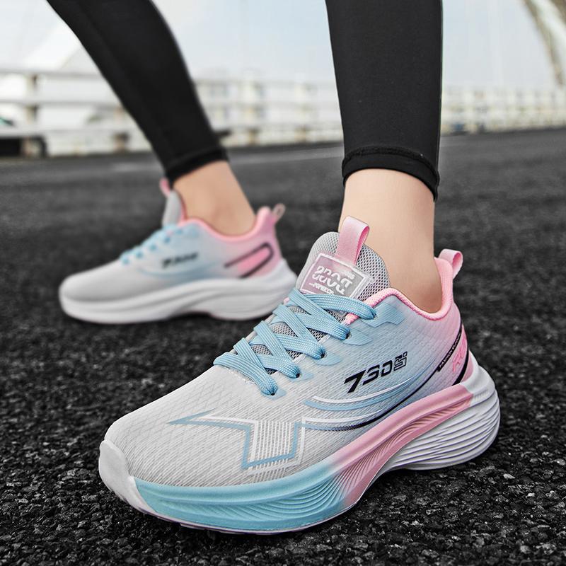 Mens Sports Shoes Thick Sole Running Shoes Breathable High Quality Soft Sole Outdoor Sports Leisure Mesh Men's Running Shoes