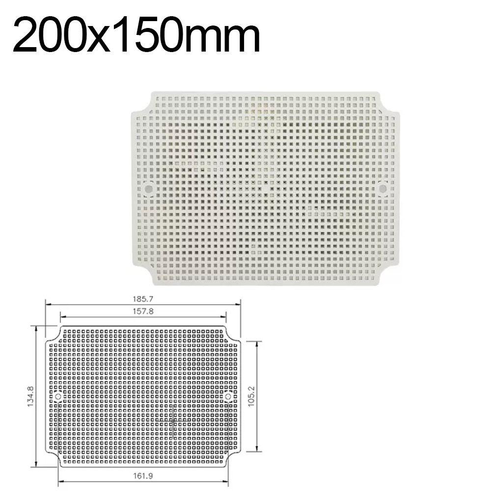 White Fixed Installation ABS Bottom Plate Porous Plate Accessory Waterproof Junction Box Honeycomb Grid Plate