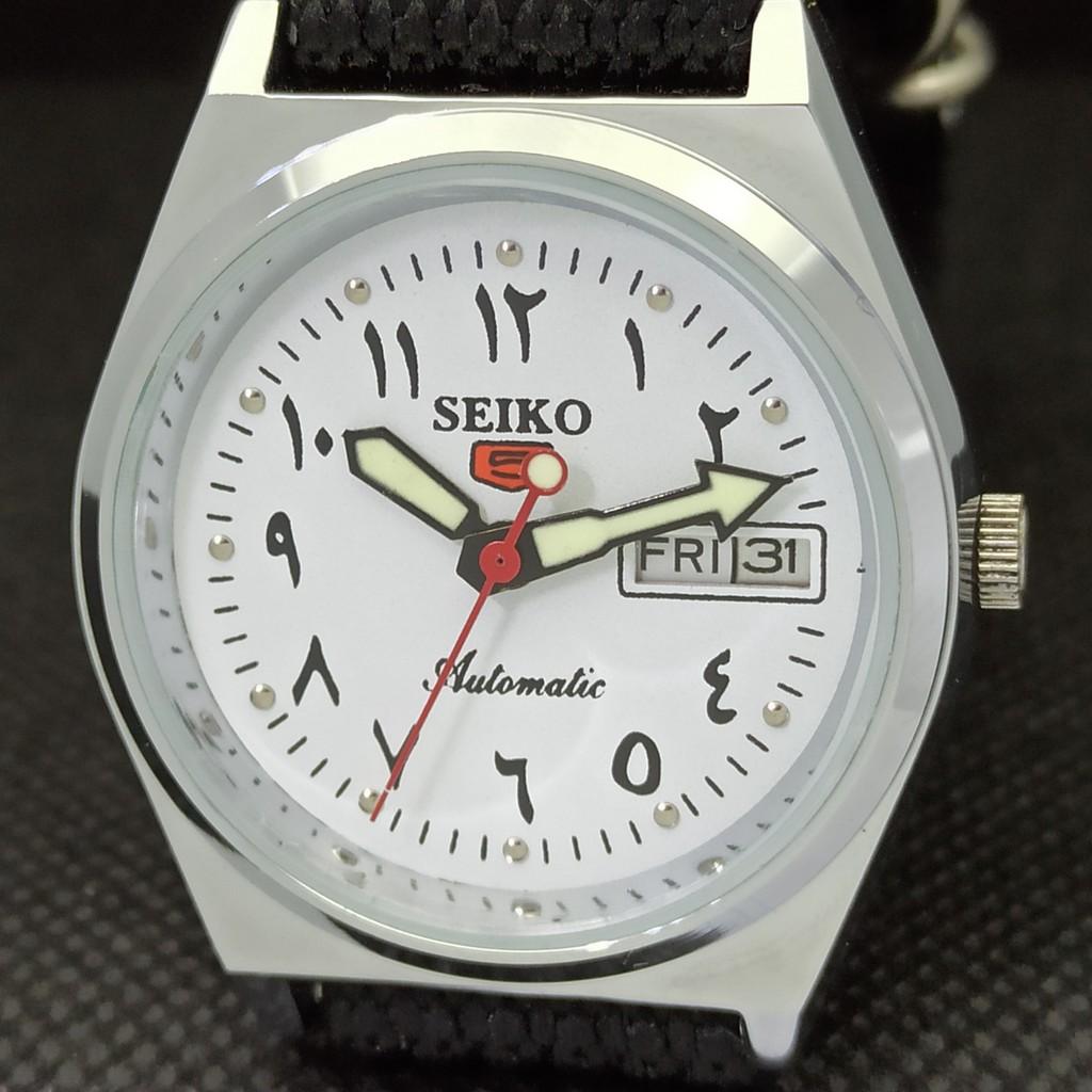ВОССТАНОВЛЕННЫЕ ВИНТАЖНЫЕ SEIKO 5 AUTO 6309A ЯПОНИЯ МУЖСКИЕ АРАБСКИЕ ЧАСЫ 533c-a279832-9