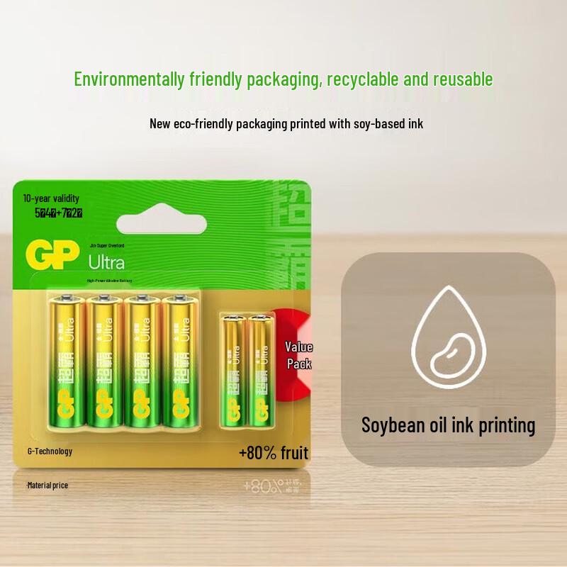 Super Power AA and AAA Alkaline Batteries Combo Pack CN plug (adapter included)