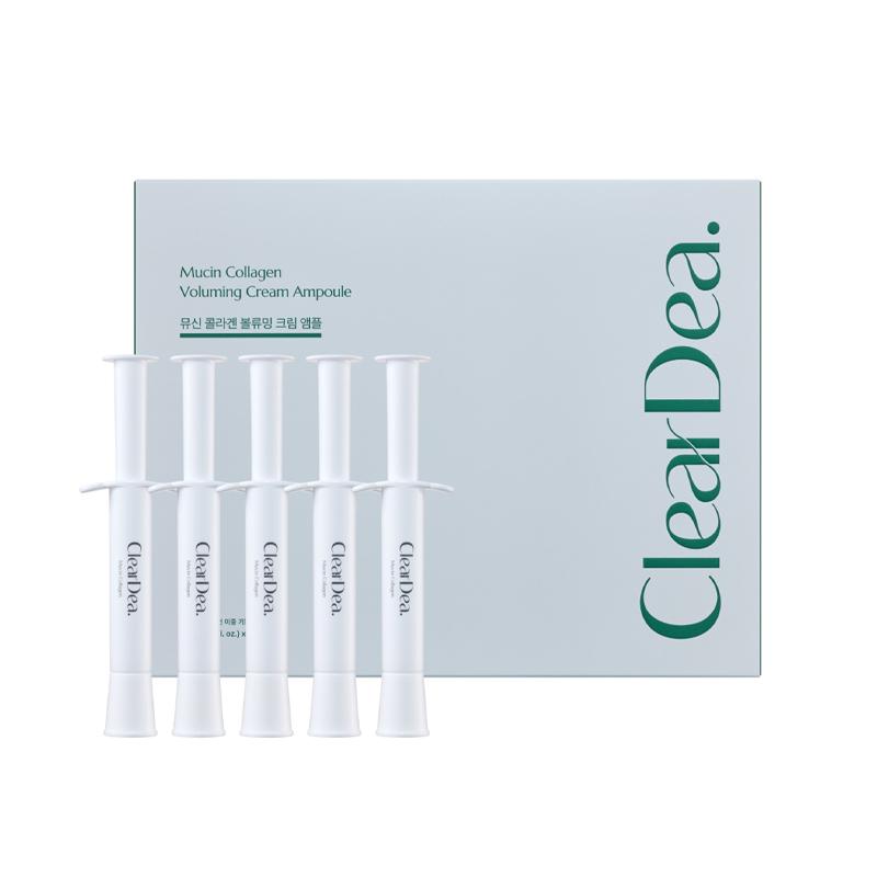 ClearDea Крем для придания объема с коллагеном Mucin Ampoule 4 мл*5 шт.