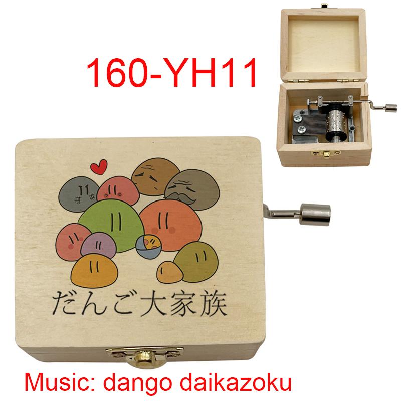 Dango Daikazoku Anime CLANNAD Wooden Music Box Musical Cute Birthday Gift to Girls Friends Lovely Home Office Decoration 3