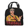 Travball Travis Head Мерч Изолированная сумка-ланч для школы офиса Сумка для хранения еды Портативный холодильник Термосумки для обеда