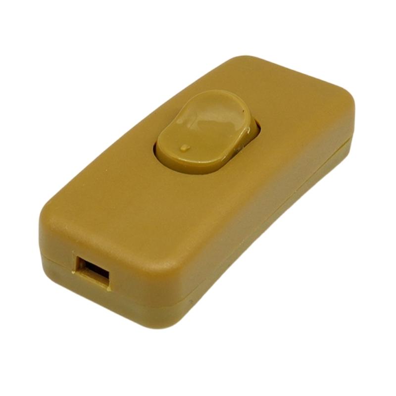 High Performances Inlines Cord Switches Button Add Convenience To Your Lighting Setups 6A 250V Daily Casual Use