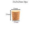 5/100pc Tops DIA 8mm To 58mm Wooden Cork Lab Test Tube Stopper Kettle Pudding Bottle Cork Cap Burette Tube Wood Plug Cork Stopper