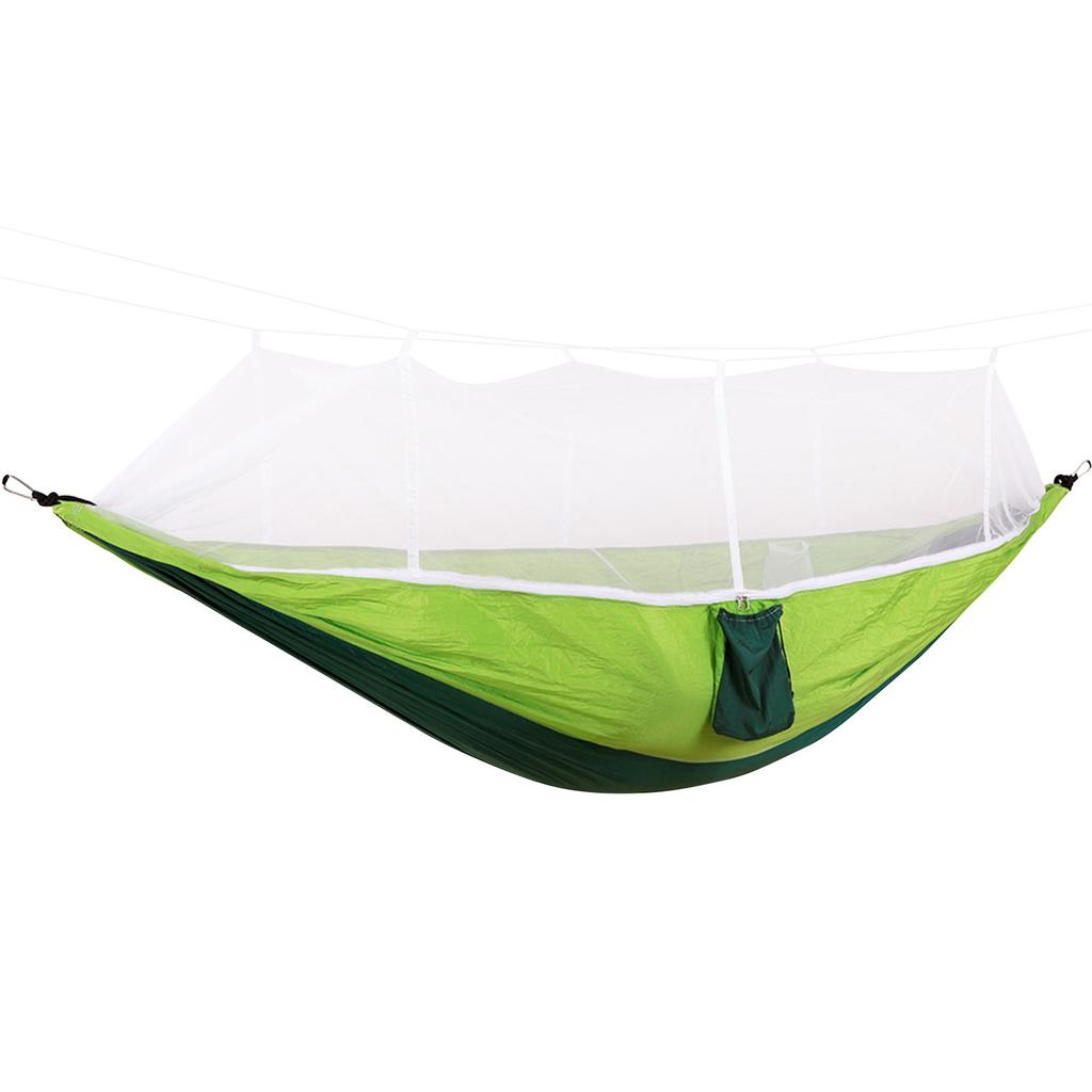 Outdoor Camping Double Green Sky Tent Hammocks With Mosquito Net