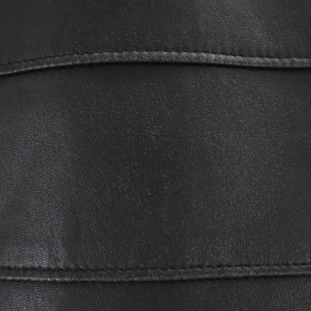 Tory Burch Sheep Leather Leather Double Riders Jacket 4 Black Women Used