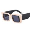 Candy Color Sun glasses Men Women Square Shape Wide Leg Anti-glare Sunglasses for Men Women Fashion Trendy Glasses Female
