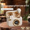 Ретро-камера Bluetooth-гарнитура: Короткая ручка, Внутриканальная конструкция, Шумоподавление, Сверхдолгий срок службы батареи, Высококачественный звук (T24)