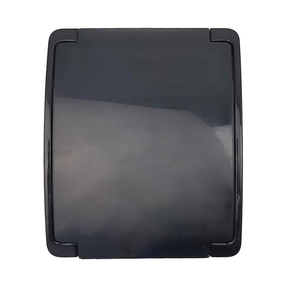 Viplast Koala Single Surface-Mounted Schuko Socket Ip44 Black 181?05
