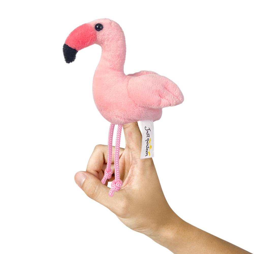 Plush Doll Bird Finger Puppet Stuffed Animal Animal Hand Puppet Parrot Finger Doll Interactive Toy