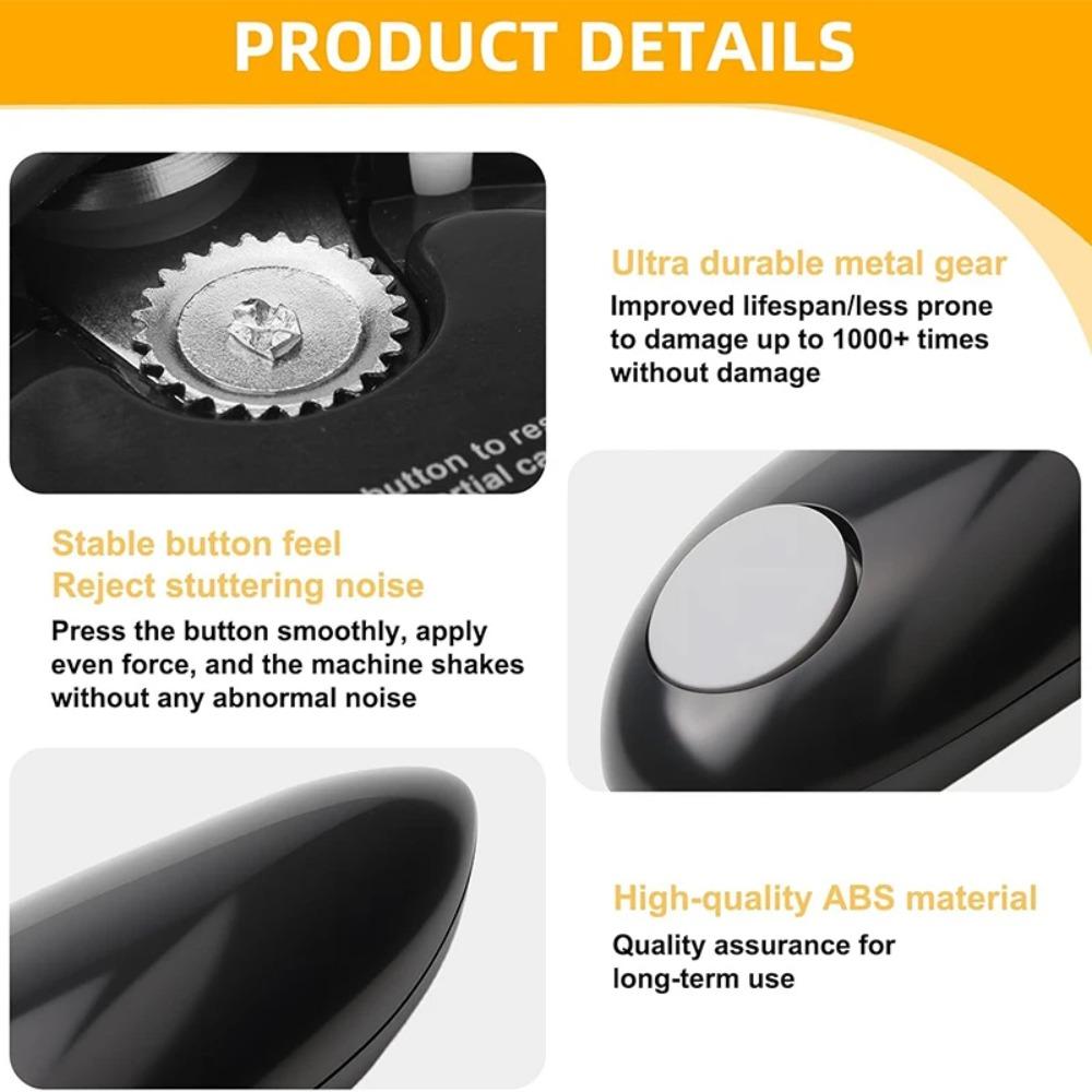 Автоматическая открывалка для консервов на батарейках, электрическая открывалка для жестяных банок без рук, кухонный гаджет