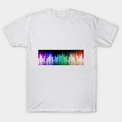 Футболка женская Audio Spectrum Harajuku Print Kawaii футболка летняя с коротким рукавом женская футболка топ футболка