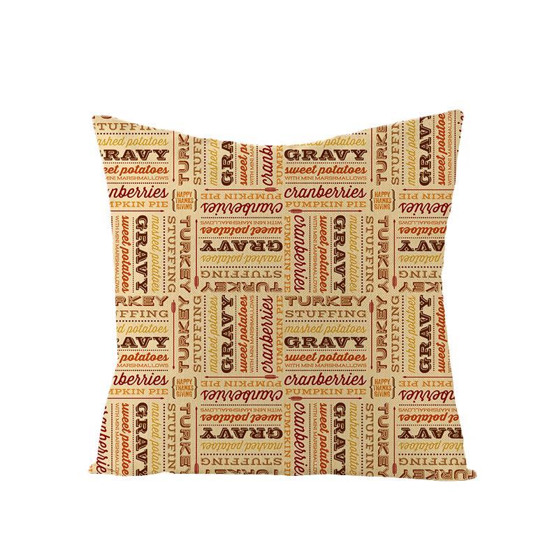Новая наволочка на подушку с индейкой на День благодарения, полиэстер, скандинавская, наволочка на подушку, дом
