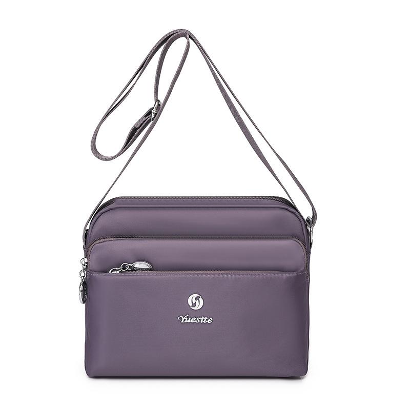 Нейлоновая сумка через плечо, женская сумка на плечо, материнская сумка, многослойная маленькая квадратная сумка для выхода в свет