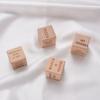 1/4Pcs Date Night Dice Couple Food Decision Wooden Dice Games with 12