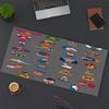 NBA basketball Print Mouse Pad, for Keyboard Pad Laptop PC Mat for Office Home Use, Desk Decor, Perfect Birthday Gift for Gamers