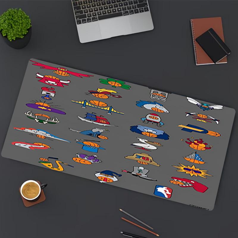 NBA basketball Print Mouse Pad, for Keyboard Pad Laptop PC Mat for Office Home Use, Desk Decor, Perfect Birthday Gift for Gamers