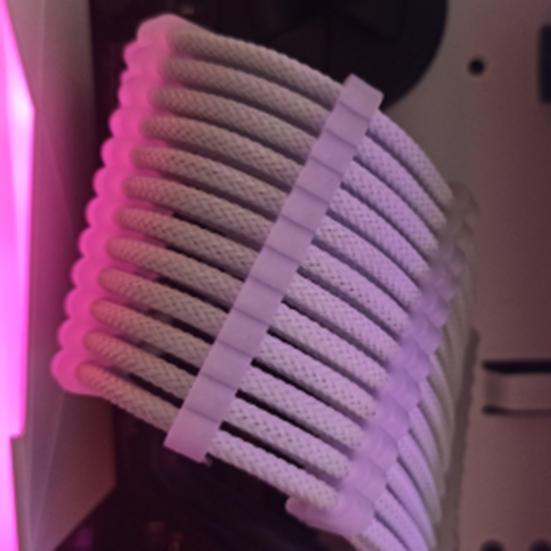 24 шт./набор PP гребень для кабеля многоразовый 6/8/24-контактный органайзер-зажим для кабелей питания компьютера для настольного ПК