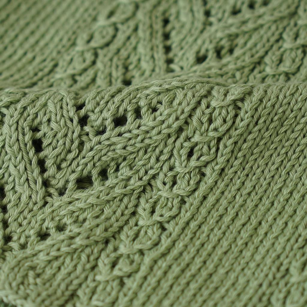 Raw Wool Itohenlab Knitting Kit #11-2 Cable Openwork Baby Vest