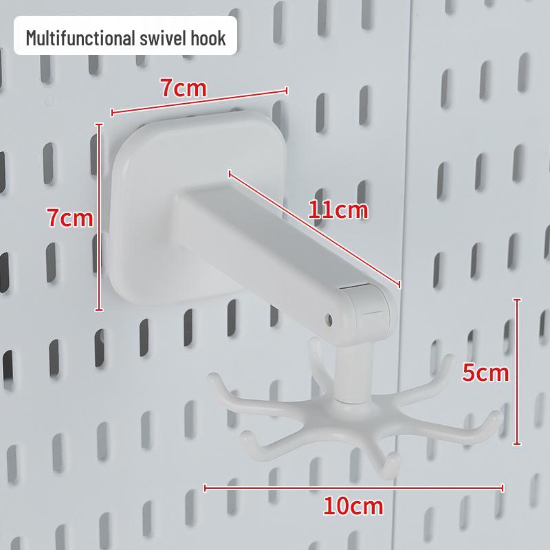 Pegboard Accessories: Small Hooks, Baskets, and Shelves for Kitchen, Bathroom, and Study Room