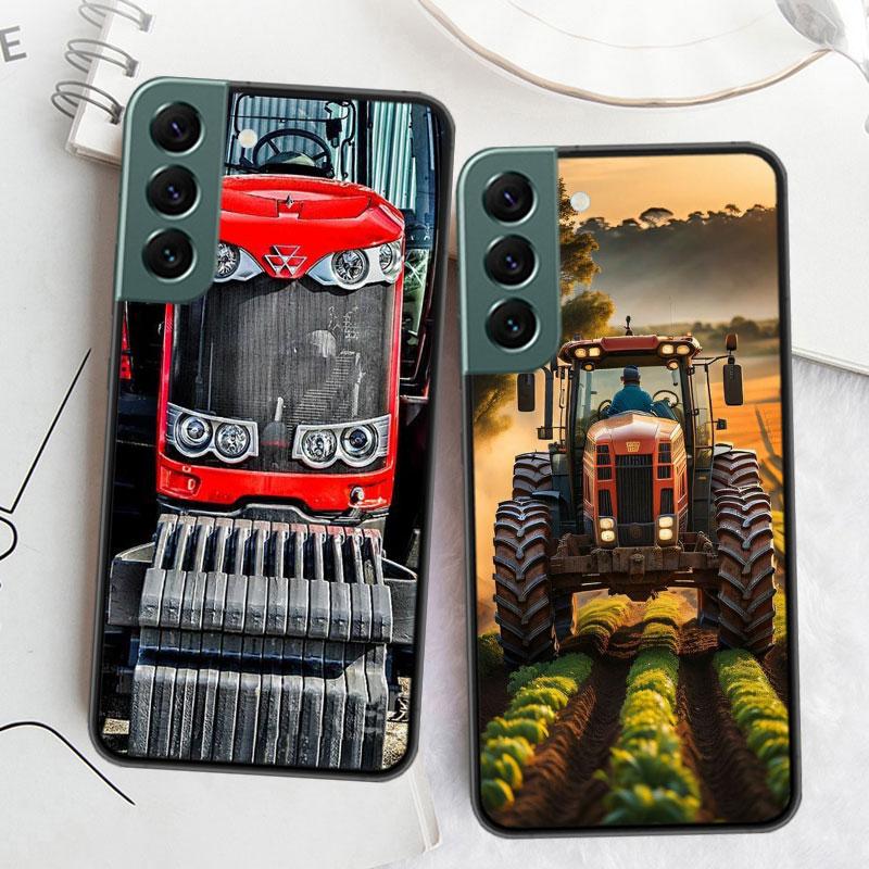 Чехол-трактор для телефона Samsung S25 Edge Galaxy S22 Ultra S21 S10 S9 Plus S20 S23 S24 FE Чехол-обложка S10E Силиконовый Мягкий Чехол Fu