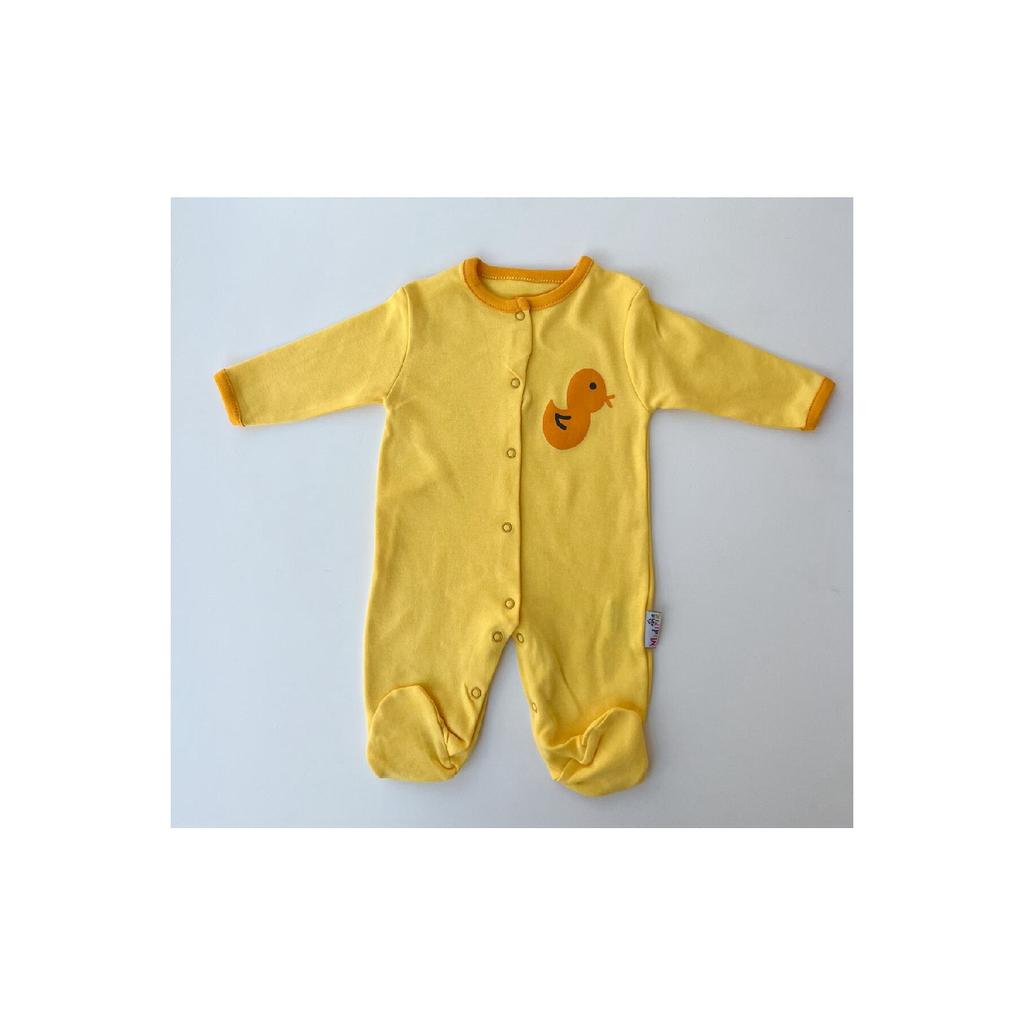 Комплект из 3 комбинезонов с утиным узором и ботильонами