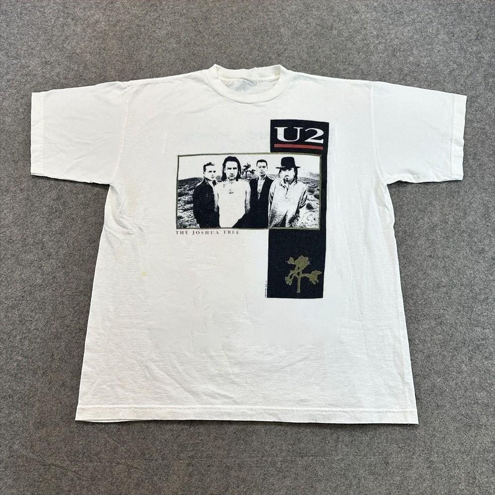 Новая Винтажная Футболка U2 87’s The Joshua Tree Подарок Для Фанатов Унисекс S-5XL Футболка SS1953 Унисекс Футболка