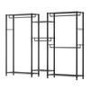 VEVOR Clothing Garment Rack, Heavy Duty Closet Wardrobe, 7 Adjustable Tiers Clothes Racks with Steel Frame
