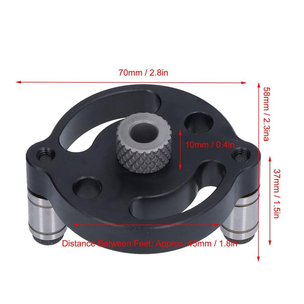 Aluminum Alloy Drill Guide Locator Vertical Design Vertical Self Centering Jig Woodworking
