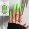 24Pcs/Set Matte Full Cover Manicure Nail Tips False Nails Ballerina Nail Coffin Fake Nail