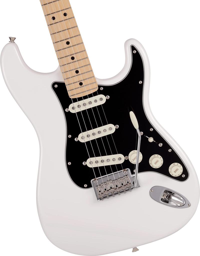 Fender Short Scale Guitar Made In Japan Junior Collection Maple Arctic White with Soft Case Stratocaster®, Fingerboard,