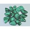 15Pcs Natural Green Malachite Fancy Cabochon Loose Gemstone 273Cts. Lot C-477