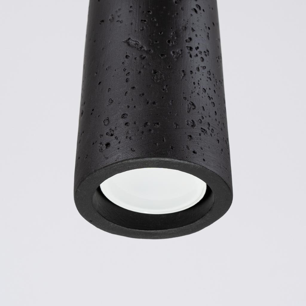 Electra black concrete pendant lamp