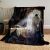 Jesus Walking Out Tomb Blanket  Printed Blanket for Living Room Bed Couch lunch break Soft Cozy Blanket for Friend's festival Gift