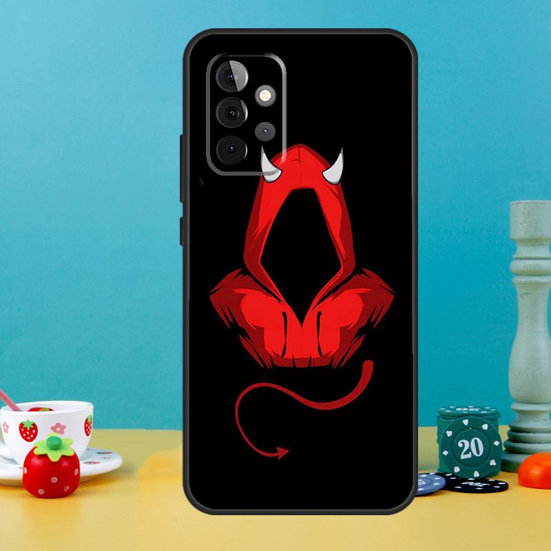 Чехол с аниме-персонажем 'Плохой парень Дьявол' для Samsung Galaxy A35 A26 A16 A05 A55 A15 A32 A12 A22 A52 A54 A34 A14 A56 A36 A13 A53