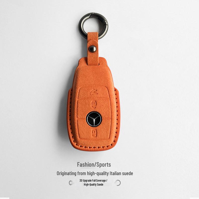 Чехол для ключа Mercedes: Совместимо с 24 моделями, включая C260L, E300L, GLC, GLE, S-Class, GLA, Застежка для корпуса ключа автомобиля