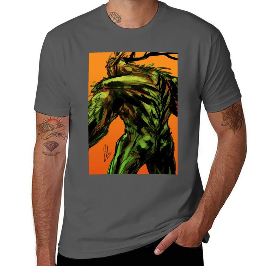Knight Of The Green Tshirt Basic Breathable Solid Color Tshirt