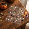 Nail Art Accessories Stickers for Halloween, Pumpkin Ghost Bat Potion Self Decorative Adhesive Decals, DIY Manicure Decoration Supplies Women Holiday