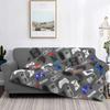 Video Game Controller Blanket Coral Fleece Plush Textile Decor Gameboy Multifunction Soft Throw Blankets Sofa Travel Bedspread