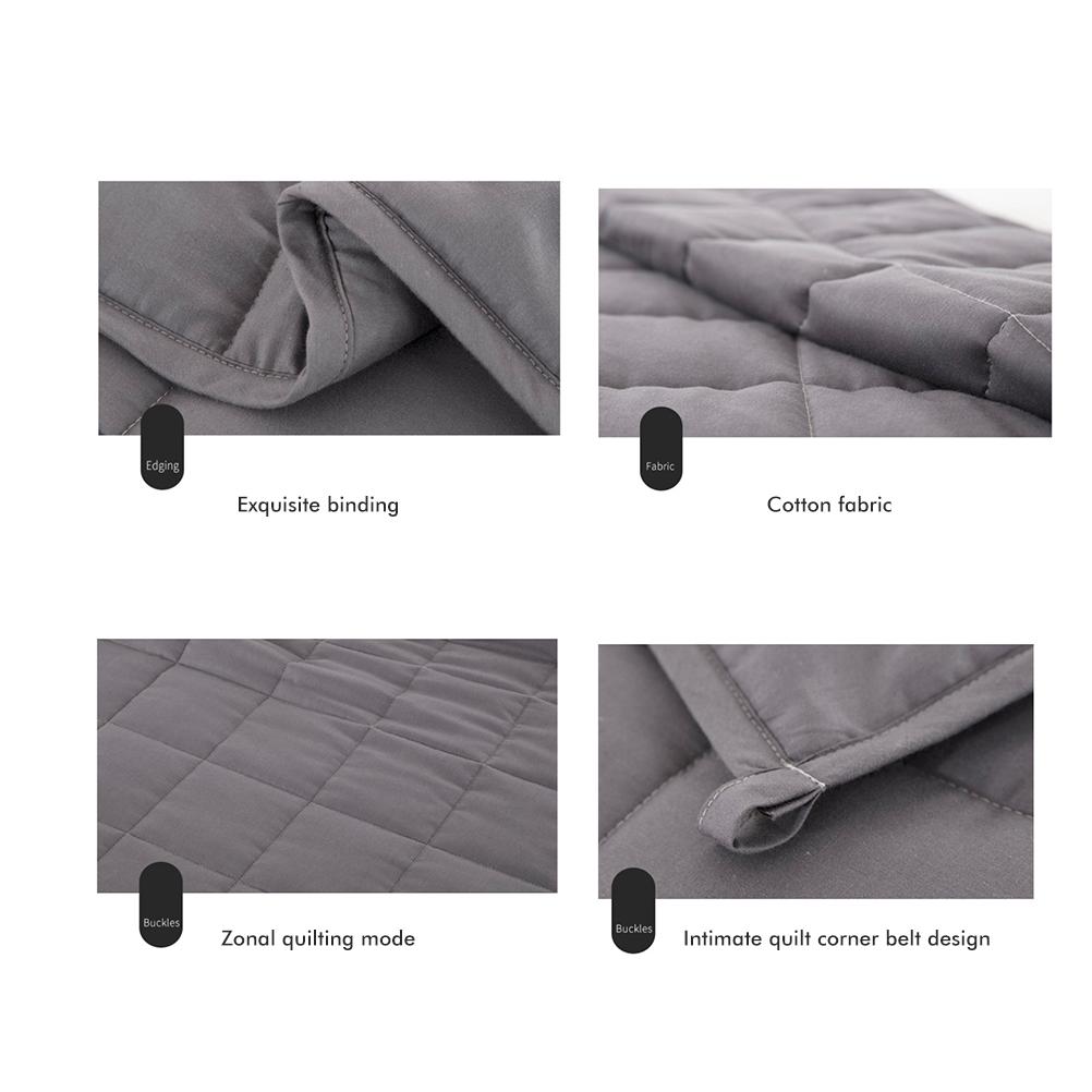 Heavy Blanket Against Sleep Disorders and Stress Blanket for Adults and Children Weighted Blanket