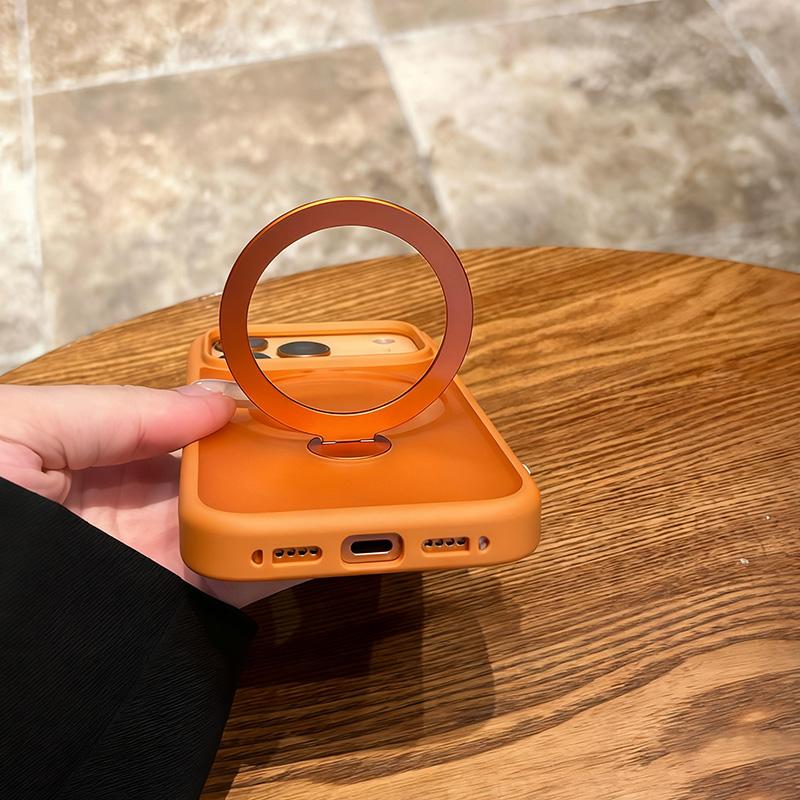 Для Magsafe Металлическое Автомобильное Крепление Кольцо Чехол для Телефона Для iPhone 17 Pro Max 17 Air 16 15 Pro 14 13 12 11 Магнитный Бампер Задние Чехлы Обложка