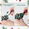 1/2/3/4PCS Christmas Tree Candles Battery Operated LED Christmas Tree Flameless Taper Candles Window Candle for Christmas Decor