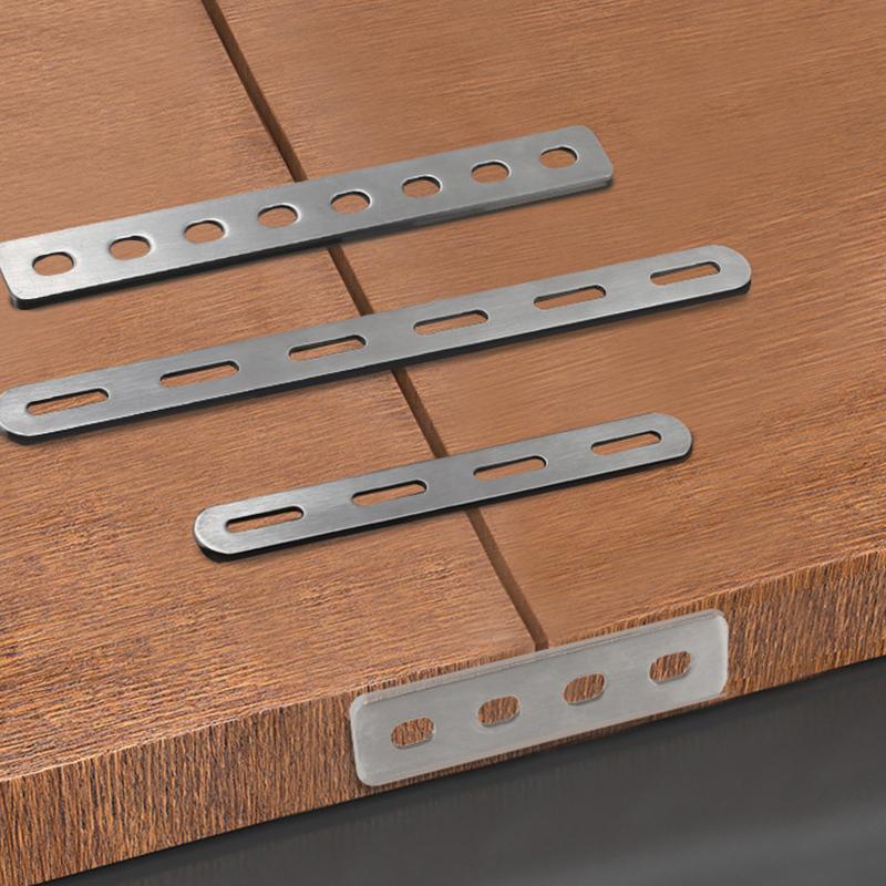 Плоская угловая пластина из нержавеющей стали, соединительная пластина для ремонта, крепежный соединитель, детали для крепления полок шкафов мебели