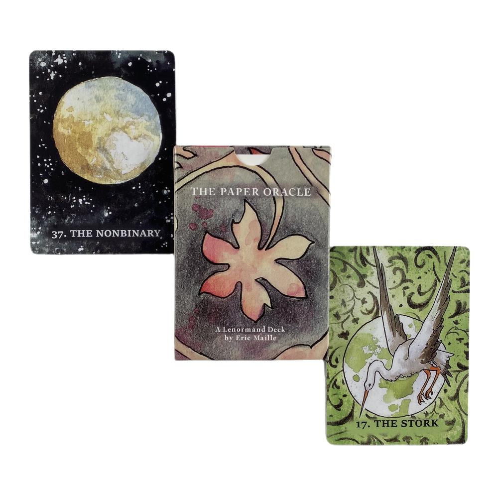 The Paper Oracle Cards Tarot Divination Deck English Vision Edition Настольная игра для вечеринки