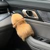 Capybara Car Interior Center Console Displays Handle Wiper Accessories for Handbrake Door Handle Cute Plush Dolls Arm Band