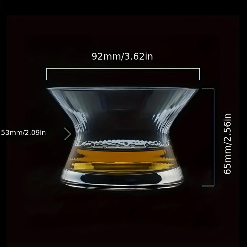 1 шт. вращающийся стакан для виски, японский стакан для виски, стакан для виски, винтажный японский стиль, хрустальные бокалы для вина, креативный вращающийся стакан для дегустации виски, подарок